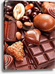 Постер Шоколадные конфеты пралине