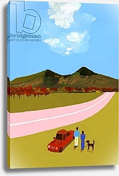 Постер Хируёки Исутзу (совр) A road trip with the couple and their dog.