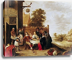 Постер Теньерс Давид Младший The Feast of the Prodigal Son, 1644