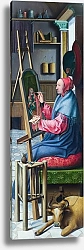 Постер Неизвестен Святая Льюк, рисующая Деву Марию и младенца