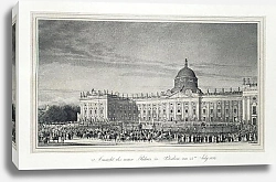 Постер Гертнер Иоганн Вид Нового дворца в Потсдаме 13 июля 1829 года