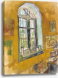 Постер Ван Гог Винсент (Vincent Van Gogh) Окно в студии, 1889