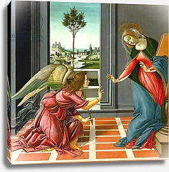 Постер Боттичелли Сандро (Sandro Botticelli) Annunciation