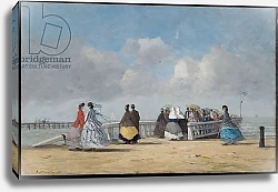 Постер Буден Эжен (Eugene Boudin) The Pier at Trouville, 1864