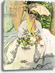 Постер Моне Клод (Claude Monet) Femmes au jardin, c.1866