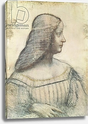 Постер Леонардо да Винчи (Leonardo da Vinci) Portrait of Isabella d'Este