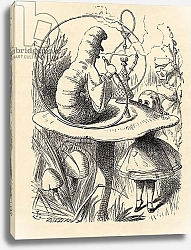 Постер Тениель Джон Advice from a Caterpillar, from 'Alice's Adventures in Wonderland' by Lewis Carroll, published 1891