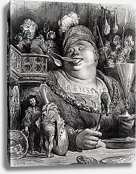 Постер Доре Гюстав Pantagruel's meal, from 'Pantagruel' by Francois Rabelais engraved by Paul Jonnard-Pacel