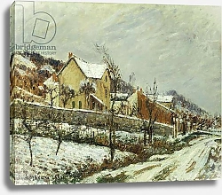 Постер Лоизеу Густав Village in the Snow; Village dans la Neige, 1911