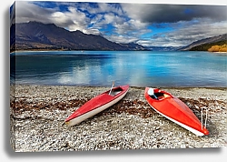 Постер Озеро Уакатипу, Новая Зеландия 2