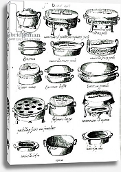 Постер Школа: Итальянская 16в. Various Cooking Vessels, 1570