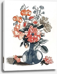 Постер Тейлер Иоханнес Цветы в вазе (1688-1698) 3