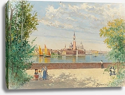 Постер Брандис Антуанетта Venice, a view of San Giorgio from the Giardini