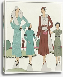 Постер Неизвестен Art – Goût – Beauté, Feuillets de l’ élégance féminine, Novembre 1931, No. 135, 12e Année, p. 22