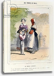 Постер Джениоле Альфред The Nanny, from 'Les Femmes de Paris', 1841-42