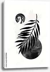 Постер Монохромная ботаника 4