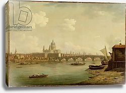 Постер Марлоу Уильям St. Paul's and Blackfriars Bridge, London, c.1770-2