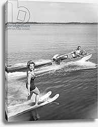Постер Woman Water Skiing