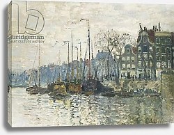 Постер Моне Клод (Claude Monet) Amsterdam, 1874