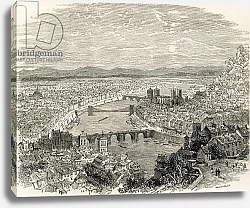 Постер Школа: Французская Lyon, France, in the 19th century, from 'French Pictures' by Rev. Samuel G. Green, published 1878