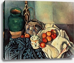 Постер Сезанн Поль (Paul Cezanne) Still Life with Apples, 1893-94