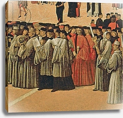 Постер Беллини Джованни Procession in St. Mark's Square, detail of singers, 1496