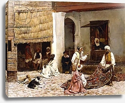 Постер Уикс Эдвин A Rug Bazaar, Tangier, 1878