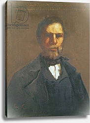 Постер Курбе Гюстав (Gustave Courbet) Portrait of Theodore Cuenot, 1847