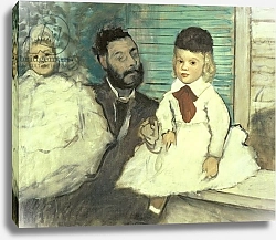 Постер Дега Эдгар (Edgar Degas) Comte Le Pic and his Sons