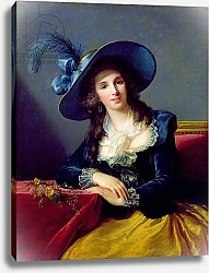 Постер Виджи-Лебран Элизабет Antoinette-Elisabeth-Marie d'Aguesseau Countess of Segur, 1785