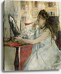 Постер Моризо Берта Young Woman Powdering her Face, 1877
