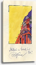 Постер Винер Карл Aufbau in Violett und Rot