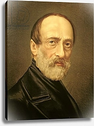 Постер Школа: Итальянская 19в Portrait of Giuseppe Mazzini