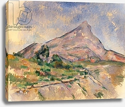Постер Сезанн Поль (Paul Cezanne) Mont Sainte-Victoire, 1897-98