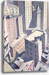 Постер Невинсон Кристофер Looking Down on Downtown, 1920