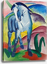 Постер Марк Франц (Marc Franz) Синяя лошадь I