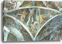Постер Микеланджело (Michelangelo Buonarroti) Sistine Chapel Ceiling: Haman