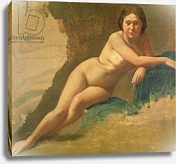 Постер Дега Эдгар (Edgar Degas) Nude Study, c.1858-60
