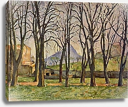 Постер Сезанн Поль (Paul Cezanne) Каштаны в Жа де Буффан