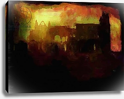 Постер Гордон Марк (совр) Whitby Abbey - sunset