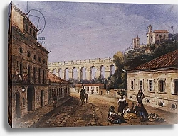 Постер The Aqueduct and Convent of Sta Teresa, Matacavallos Street, Rio de Janeiro,