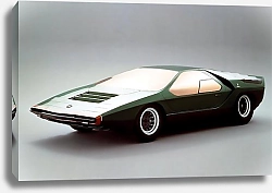 Постер Alfa Romeo Carabo '1968 дизайн Bertone