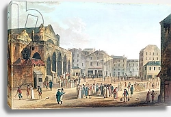 Постер Науде Томас View of Saint-Germain-l'Auxerrois, c.1802