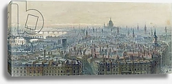 Постер Хааг Карл Panorama of London from the top of the Monument, looking west, 1848