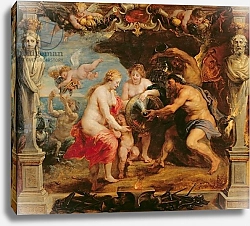 Постер Рубенс Петер (Pieter Paul Rubens) Thetis receiving Achilles' armour from Vulcan;