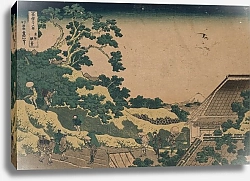 Постер Хокусай Кацушика Fuji from Surugadai, in Yedo