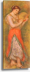 Постер Ренуар Пьер (Pierre-Auguste Renoir) Танцовщица с тамбурином 2