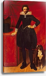 Постер Поурбус Франс Младший Portrait of the Duke of Chevreuse
