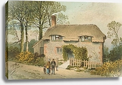 Постер Школа: Английская 19в. Little Jane's Cottage, Near Brading--Isle of Wight