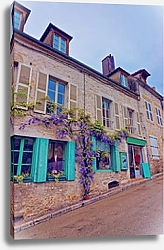 Постер Улица в Везеле в Бургундии во Франции